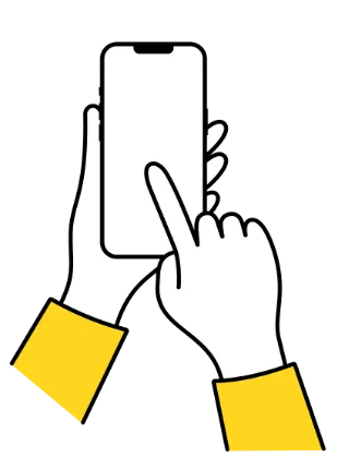 スマートフォンで登録